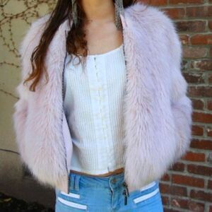AE foux fir jacket